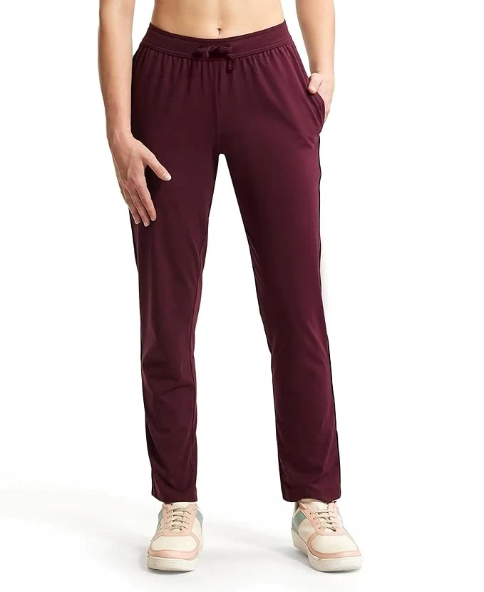 Jockey 1305 Solid Women Grey Track Pants