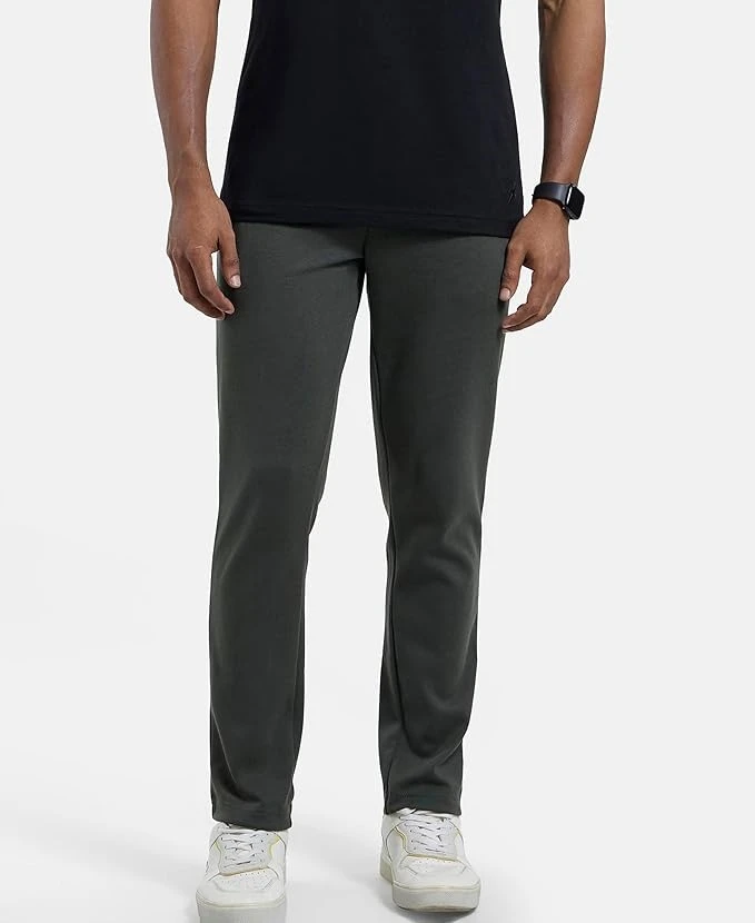 Jockey AM44 Men's Super Combed Cotton Rich Pique Interlock Fabric Slim Fit Track